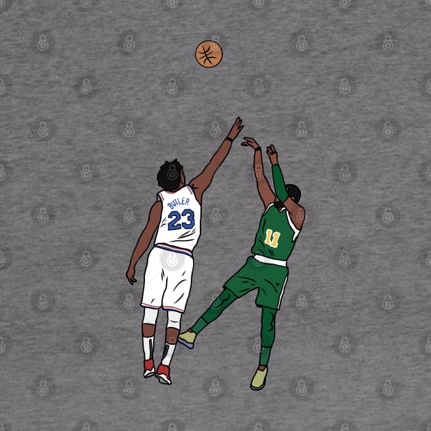 Kyrie Forces Overtime On Christmas by rattraptees